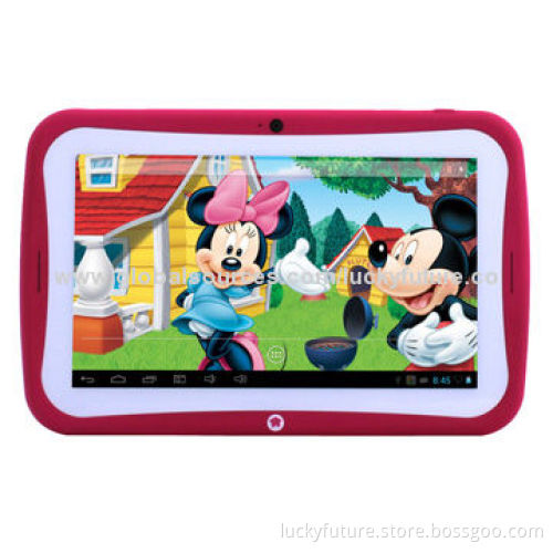 7" RK3026 Android 4.2 Dual Core Children's Tablet PC with 1024*600px IPS, 512MB/8GB, Wi-Fi, 3,000mAh